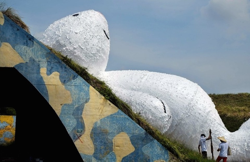 Illustration for article titled Giant Rabbit Appears, Lays Down On Farmland